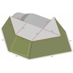 Falcon 270 Passenger Side Awning -Coleman Camping Store 1204132 falcon 270 passenger side awning