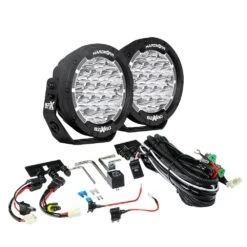 BZR−X Series 7” LED Driving Lights With Wiring Harness -Coleman Camping Store 1228359 bzr x series 7 led driving lights with wiring harness