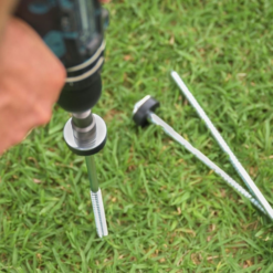 Flat Top Drillable Tent Peg -Coleman Camping Store 1253438 flat top drillable tent peg