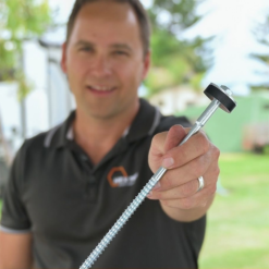 Flat Top Drillable Tent Peg -Coleman Camping Store 1253441 flat top drillable tent peg