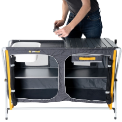 OZtrail Deluxe Camp Kitchen With Sink -Coleman Camping Store 1255898 deluxe camp kitchen with sink