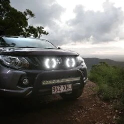 BZR−X Series 7” LED Driving Lights With Wiring Harness -Coleman Camping Store 1267317 bzr x series 7 led driving lights with wiring harness